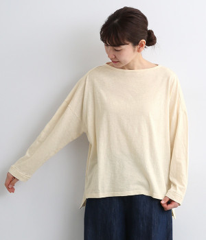 ラコット天竺ベースボールTシャツ(ナチュラル-ONESIZE)