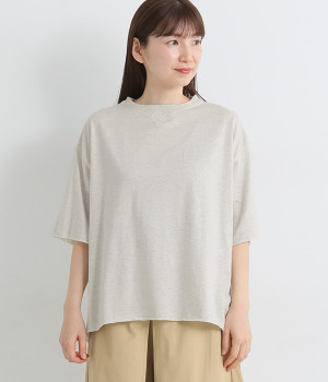 コットン22ゲージジャージプルオーバー(オートミール-ONESIZE)