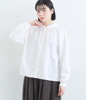 ちび襟2wayデザインブラウス(オフホワイト-F)