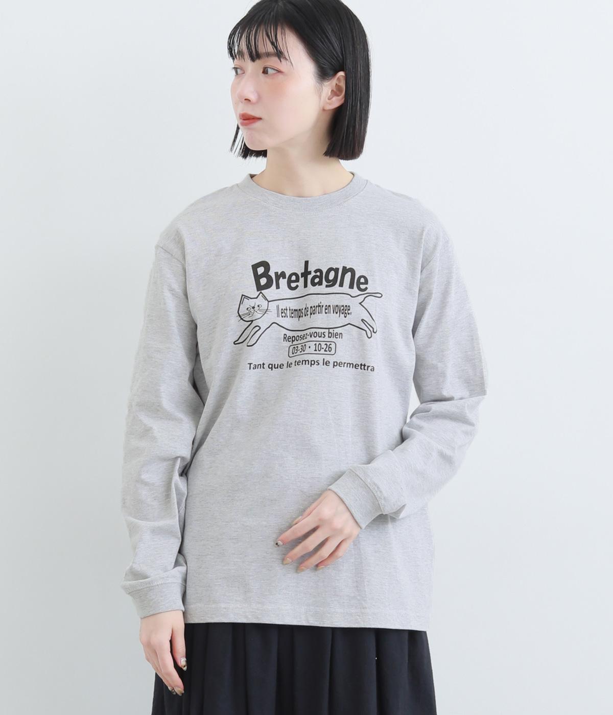 ブルターニュCatプリントTシャツ｜vent blanc（ヴァンブラン）の商品詳細