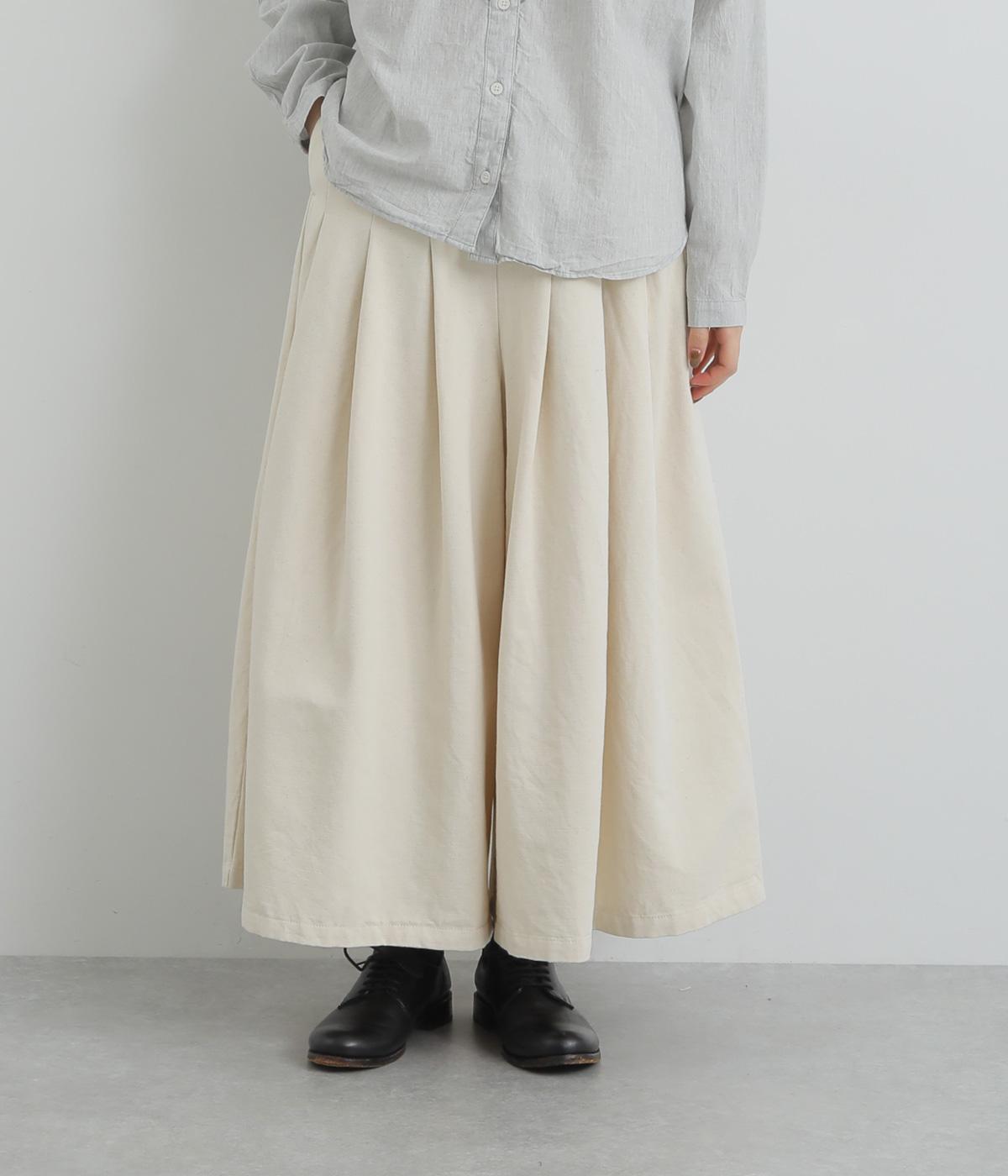 HAKAMAコットンワンウォッシュイージーパンツ(ナチュラル-ONESIZE)