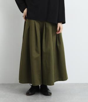 HAKAMAコットンワンウォッシュイージーパンツ(カーキ-ONESIZE)