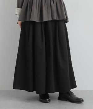 HAKAMAコットンワンウォッシュイージーパンツ(ブラック-ONESIZE)