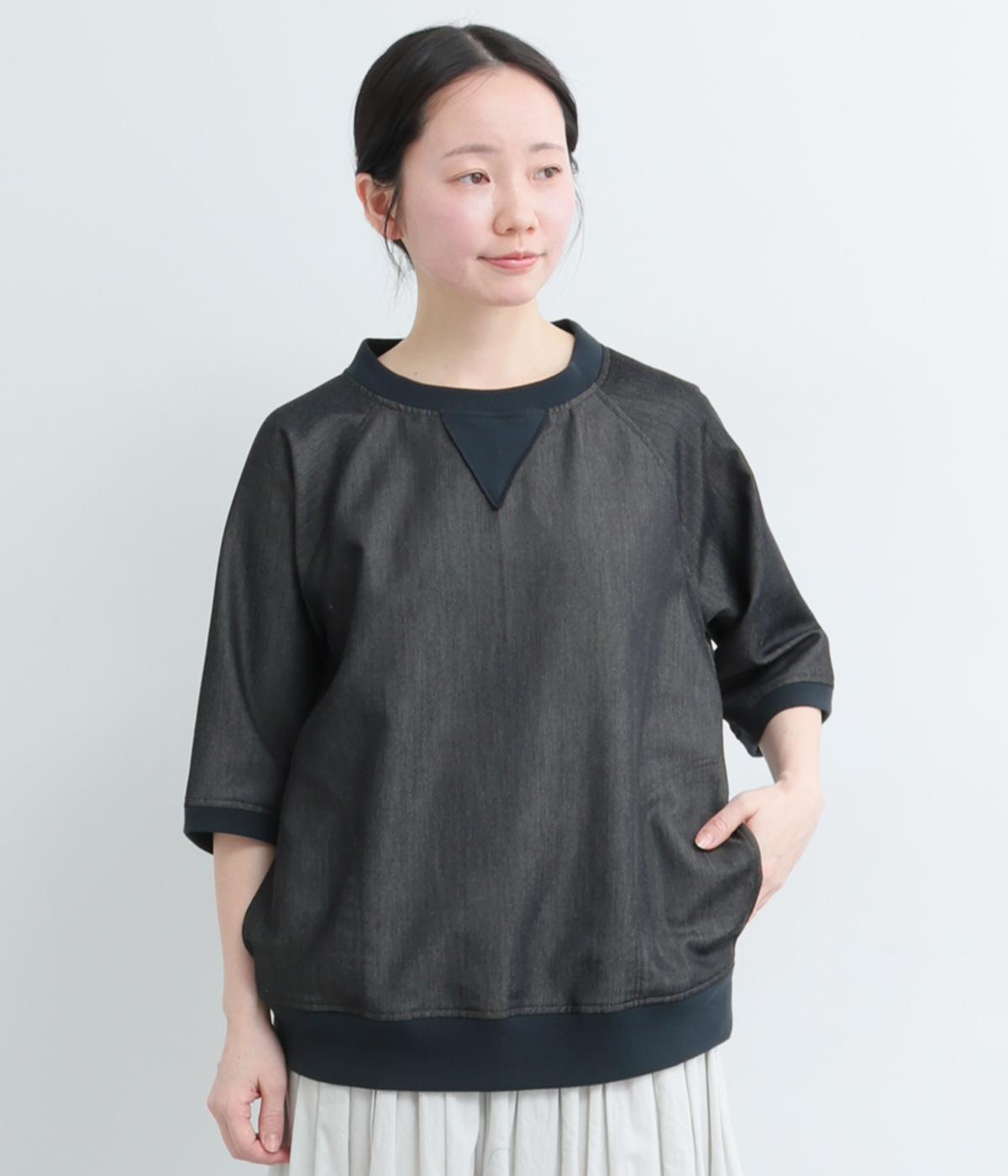 COOL MAX DENIMデザインプルオーバー(インディゴ-F)