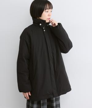[Fiberdown]モッズショートコート（ブラック・F）