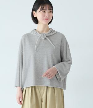 【8月下旬発売予定】ミニ裏毛デザインセットプルオーバー(グレー-F)