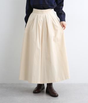 コットン細コールキュロットスカート(オフホワイト-F)
