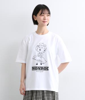 HOMAGE GRAPHIC　ルーズフィットTシャツ(MONROE-F)
