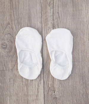 リネンフットカバー(オフホワイト-ONESIZE)