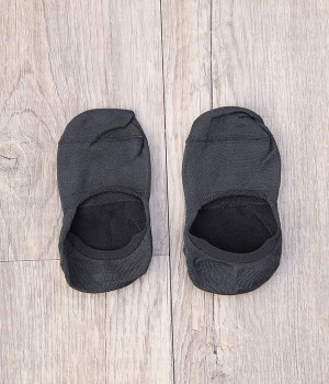 シルクフットカバー(チャコール-ONESIZE)