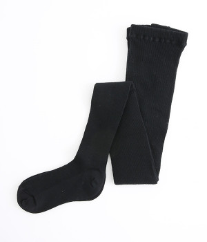 メリノウールタイツ(ブラック-ONESIZE)