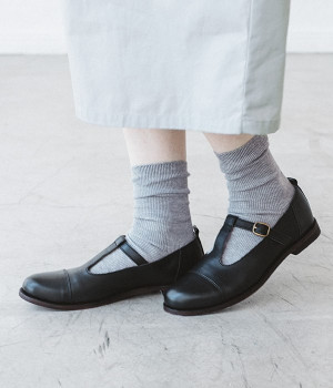 アメリカンシーアイランドコットンソックス(杢グレー-ONESIZE)