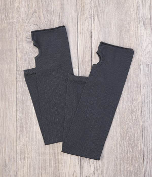 シルクアームカバー(チャコール-ONESIZE)