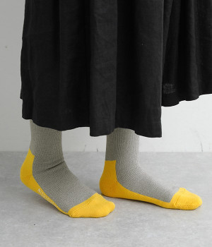 SAMPO ウールパイルウォークソックス(ライトグレー-ONESIZE)