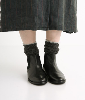 コットンウールパイルソックス【シーズンカラー】(チャコール-ONESIZE)