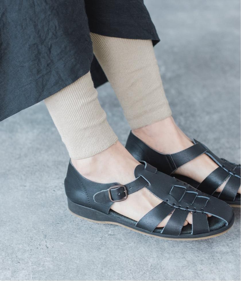 シルクコットンリブレギンス