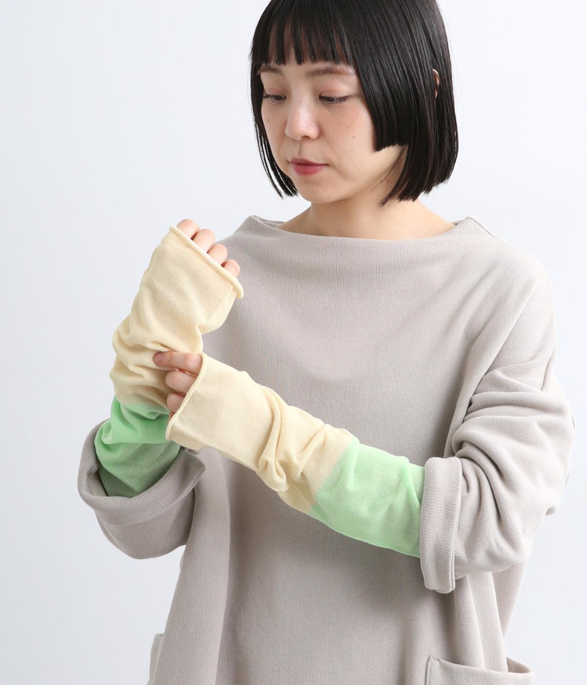 アイスコットンガーゼアームカバー【シーズンカラー】(ブライトンビーチ-F)