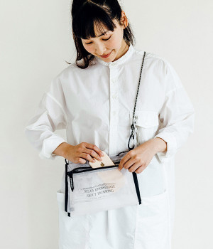 ツインポーチサコッシュ(ホワイト-ONESIZE)