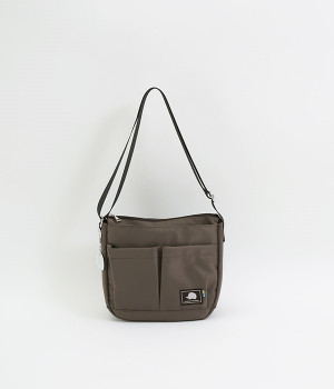 多機能ショルダーバッグ(チャコール-ONESIZE)