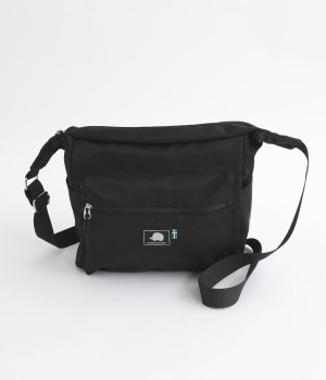 ビッグショルダーバッグ(ブラック-ONESIZE)