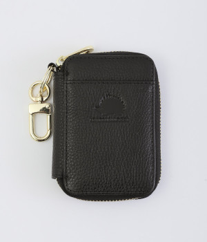 本革スマートキーケース(ブラック-ONESIZE)