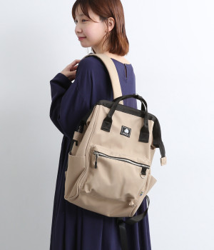 がばっとひらくリュック(ミルクティー-ONESIZE)