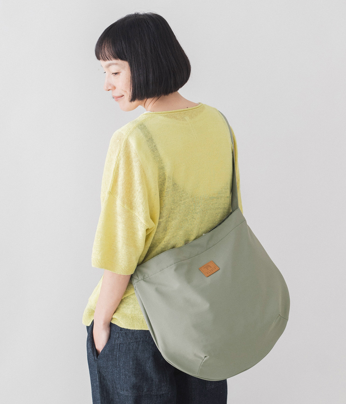 撥水バルーンショルダー(セージグリーン-ONESIZE)