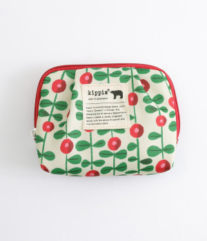 タック入りティッシュポーチ(アイボリー/lingon-ONESIZE)