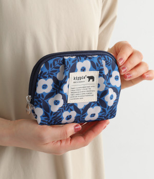 タック入りティッシュポーチ(ブルー/meimi-ONESIZE)