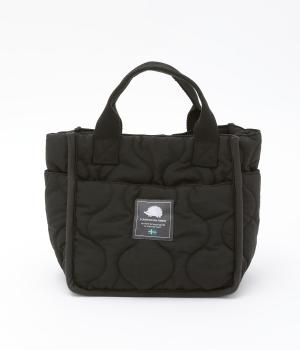 キルティングトートバッグ(ブラック-F)