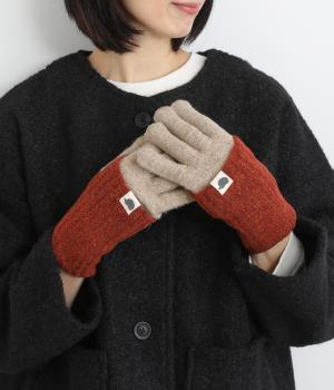 2way5本指手袋(ベージュ-F)