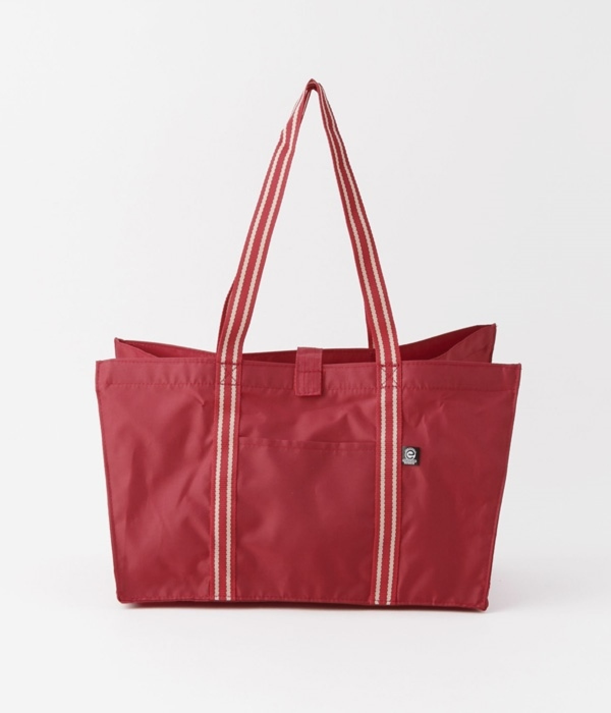 レジカゴバッグ　ストライプストラップ(レッド-ONESIZE)