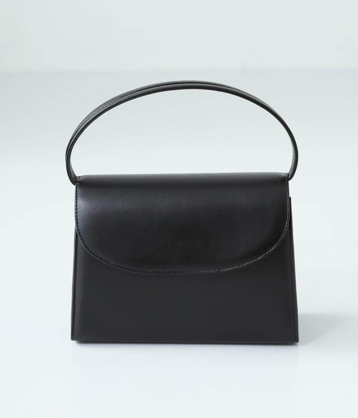 【慶弔両用】ラウンドカットフォーマルバッグ(ブラック-F)