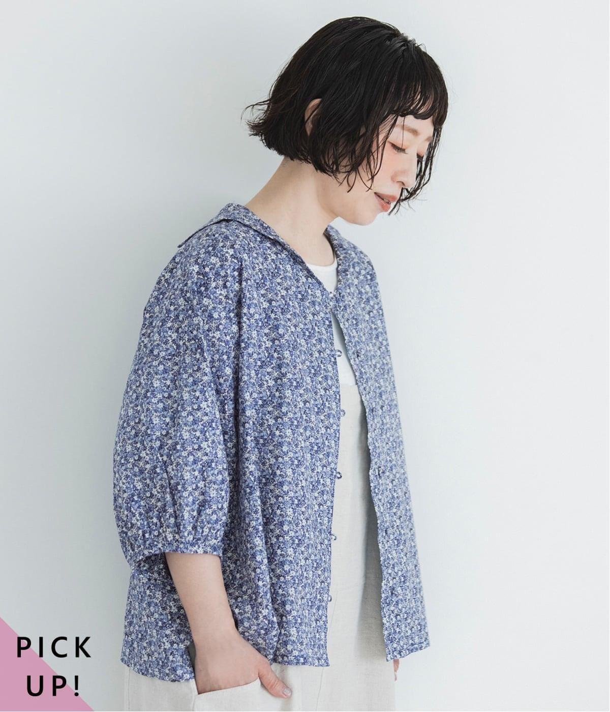 tomomiさんコラボ 着るたびときめく花柄ブラウス｜Lintu Laulu
