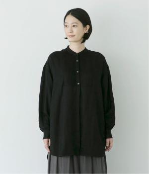 ピンタックロングシャツ（ブラック・F）