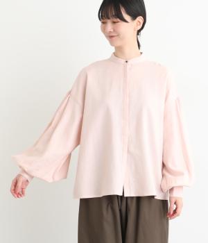 カーゼツイルボリュームスリーブブラウス(ピンク-F)