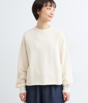 国産裏毛ルーズプルオーバー(オートミール-F)