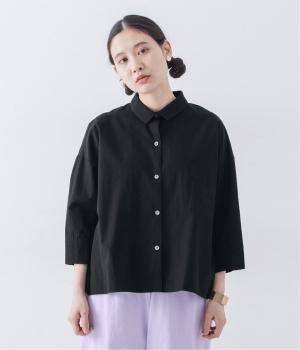 近江晒ブロード　トライアングルシャツ(ブラック-F)