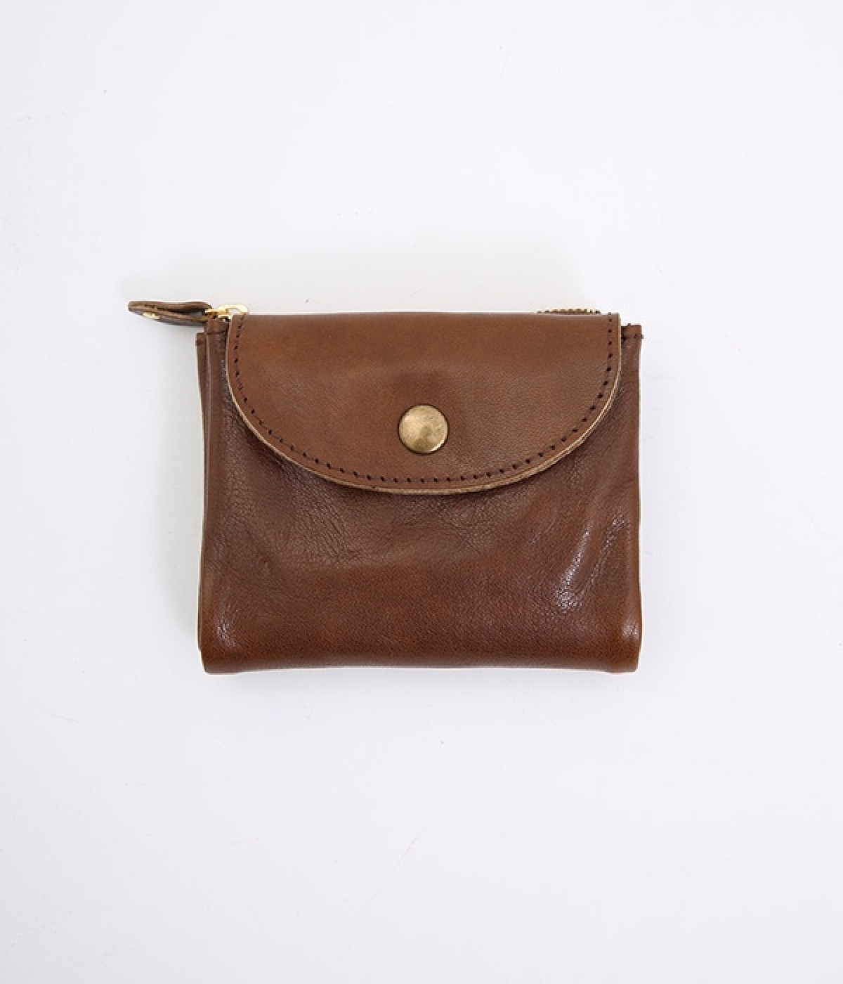 コルド　ダブル2つ折れウォレット(ブラウン-ONESIZE)