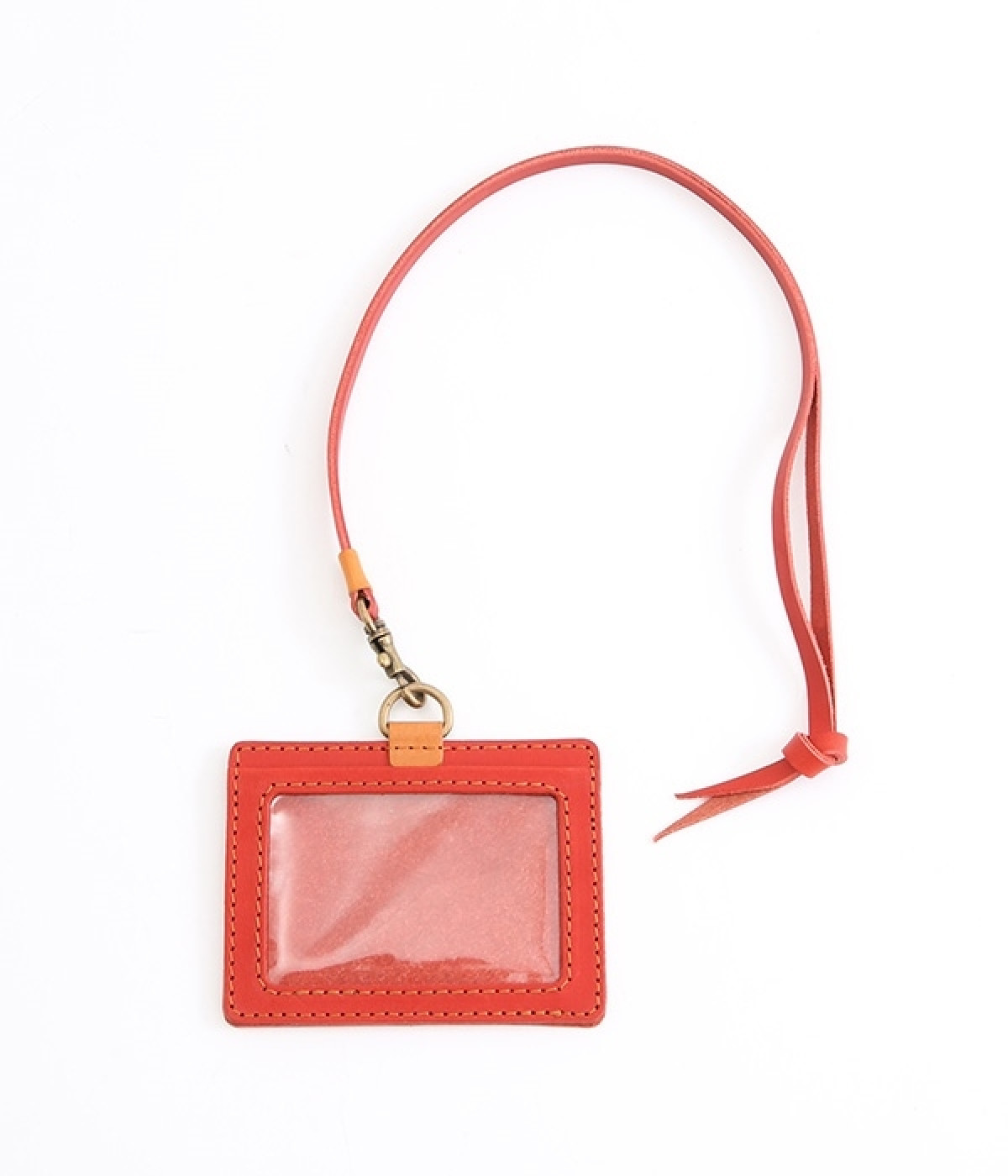 ベリー　ストラップ付IDケース(レッド-ONESIZE)