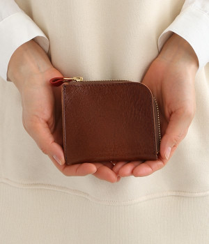 ルビーレザー　L型ウォレット(ブラウン-ONESIZE)