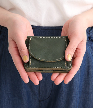 ベリー　コイン2つ折れウォレット(グリーン-ONESIZE)