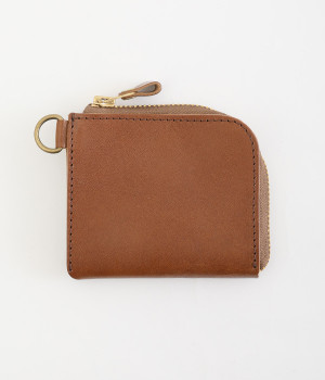 ジーンズ　L字ミニウォレット(ブラウン-ONESIZE)