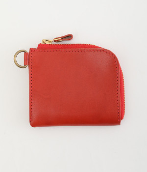 ジーンズ　L字ミニウォレット(レッド-ONESIZE)