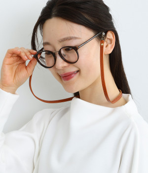 コルド　メガネストラップ(キャメル-ONESIZE)