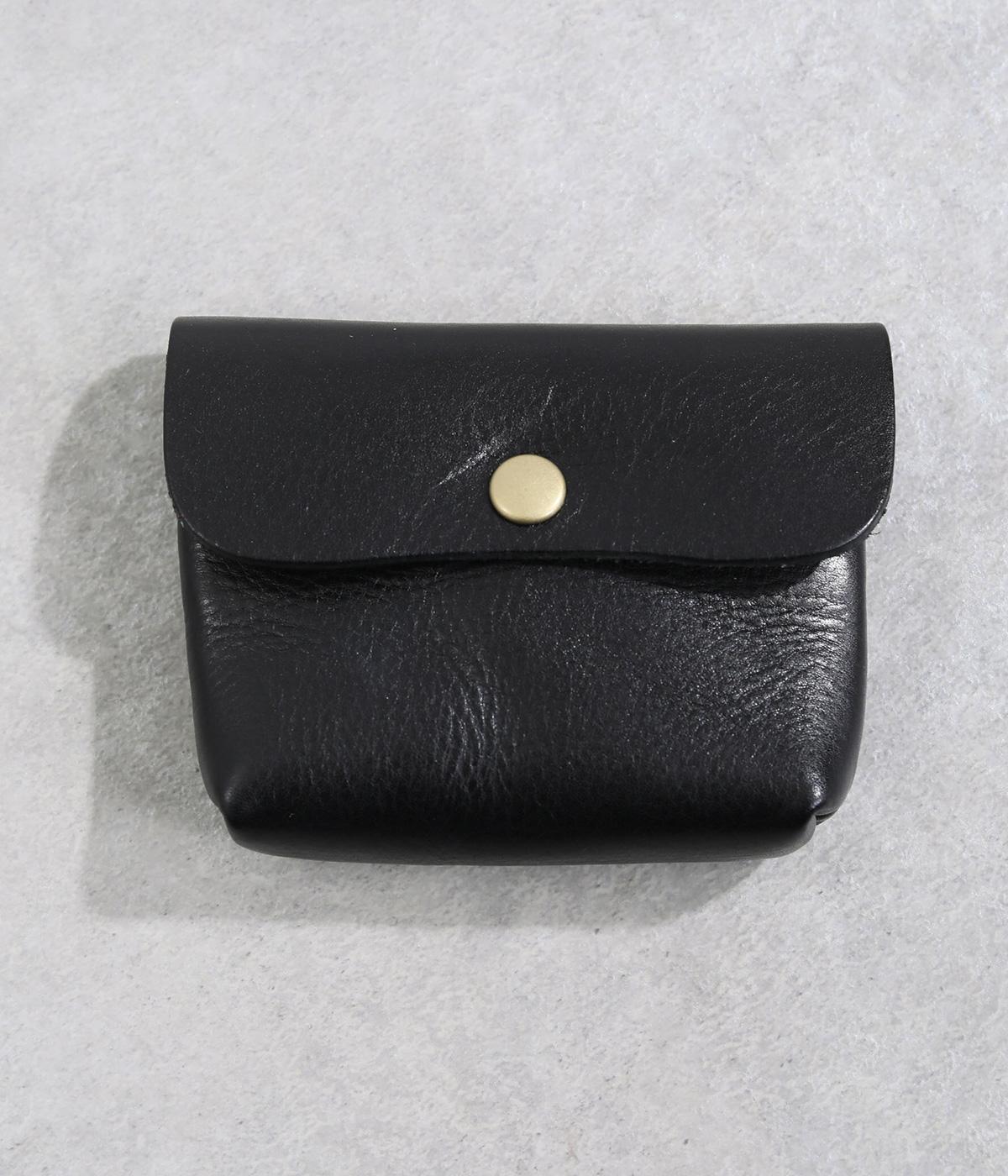 ヌメシュリンクヒップミニウォレット(ブラック-F)