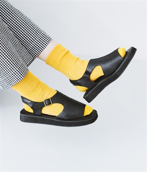 オープントゥベルトサンダル(ブラック-230)