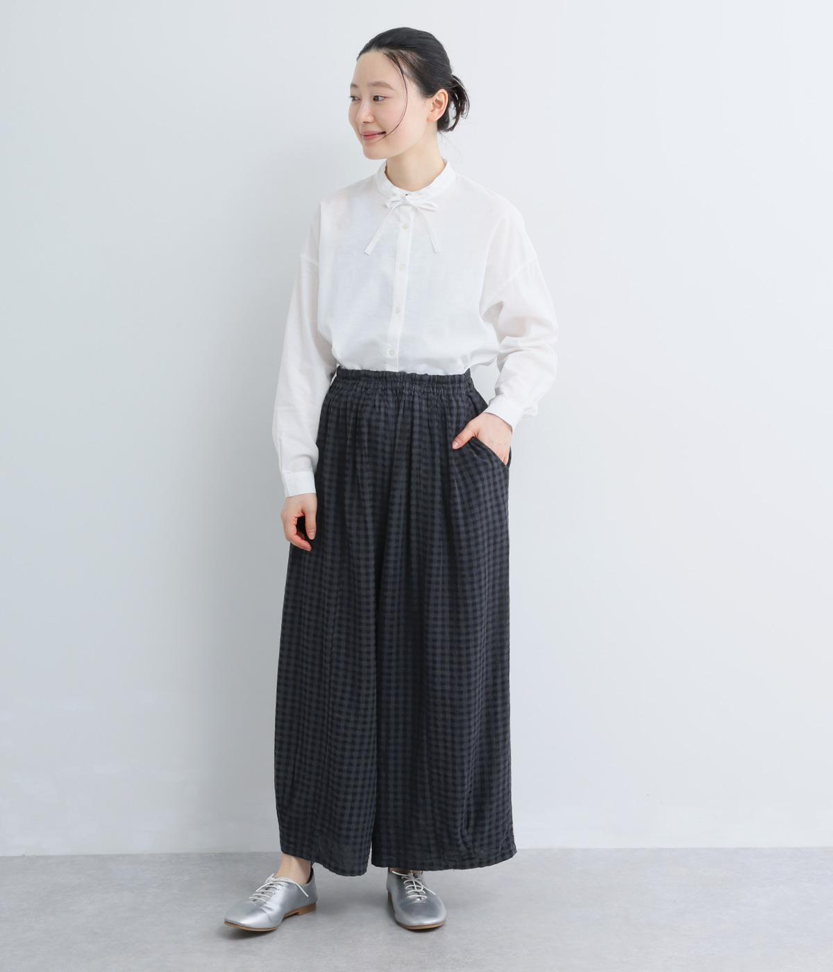 シャーリングワイドサルエルパンツ｜conges payes ADIEU TRISTESSE