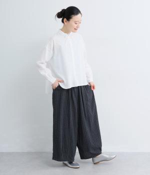 シャーリングワイドサルエルパンツ｜conges payes ADIEU TRISTESSE