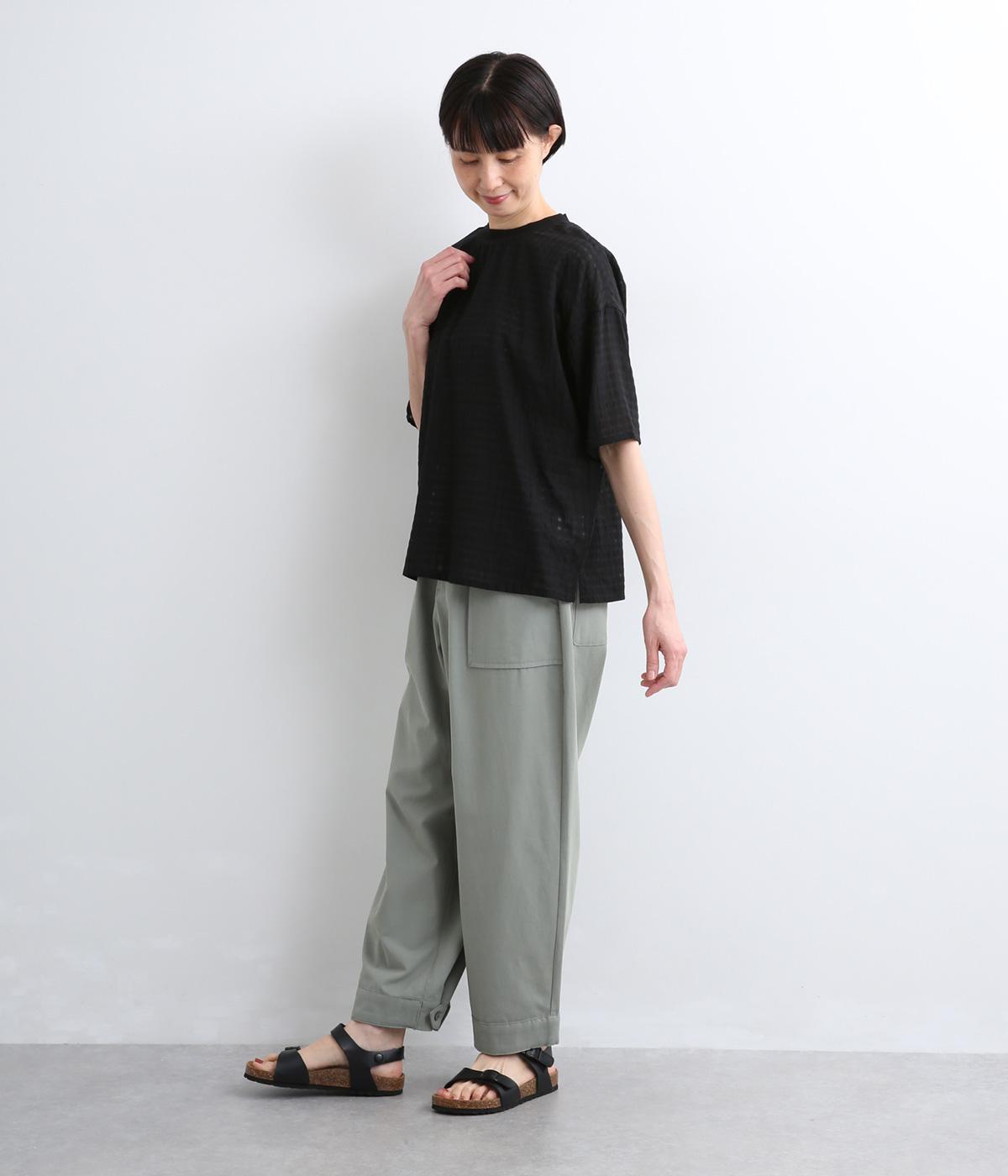 シャーリングTブラウス｜conges payes ADIEU TRISTESSE 